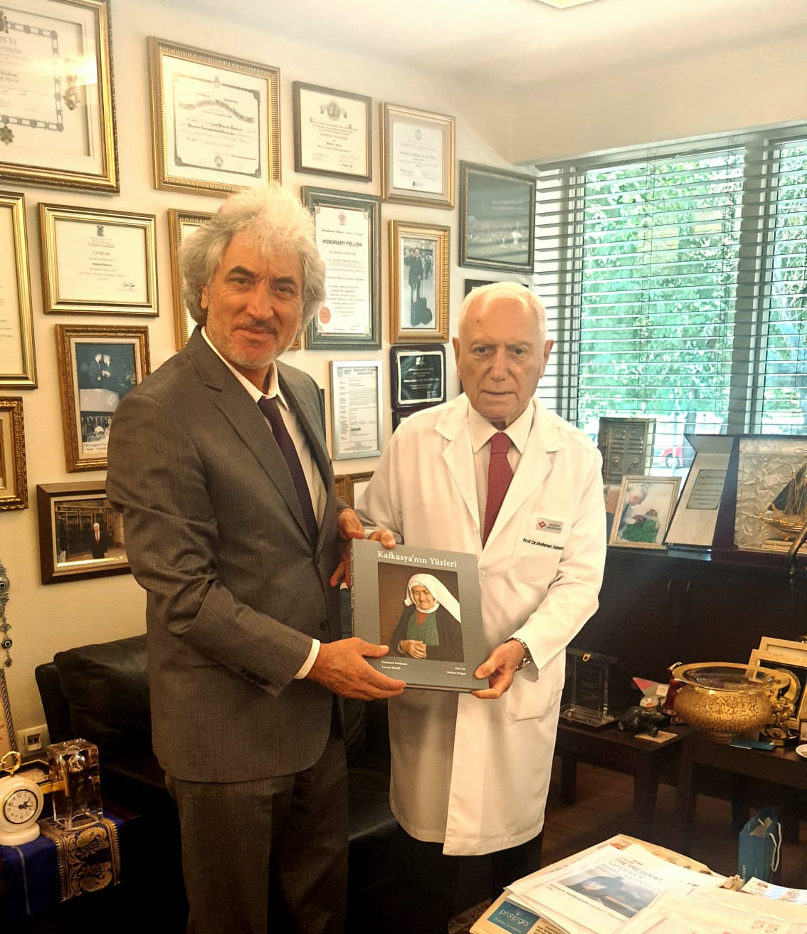Orhun Vakfı Başkanı Prof. Dr. Ramazan Korkmaz’dan Prof. Dr. Mehmet Haberal’a Ziyaret
